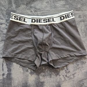 Diesel Black Boxer Briefs Elastic Waistband
